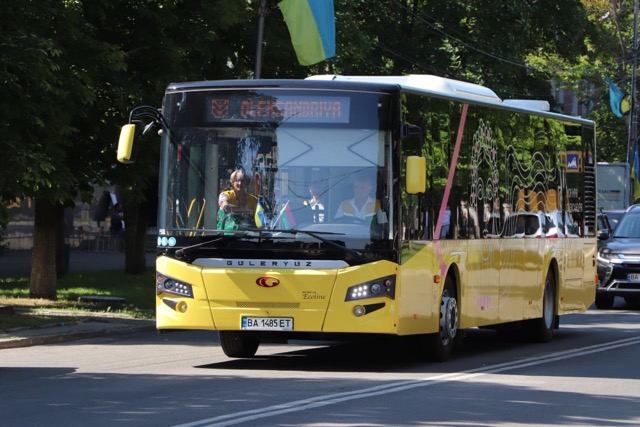 Тестовий режим на маршруті № 11: автобуси Олександрії їздять за новим графіком
