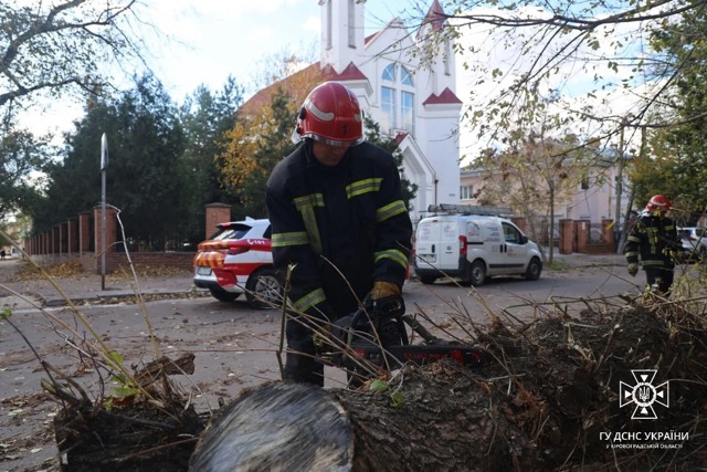 Рятувальники Кіровоградщини прибрали наслідки негоди