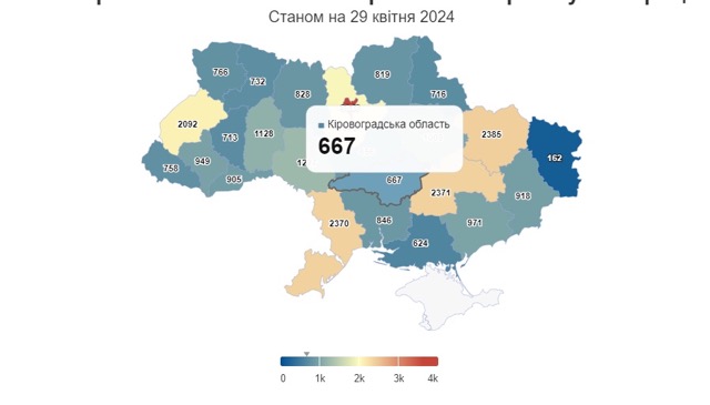 Понад 600 ФОПів закрилися на Кіровоградщині у 2024 році