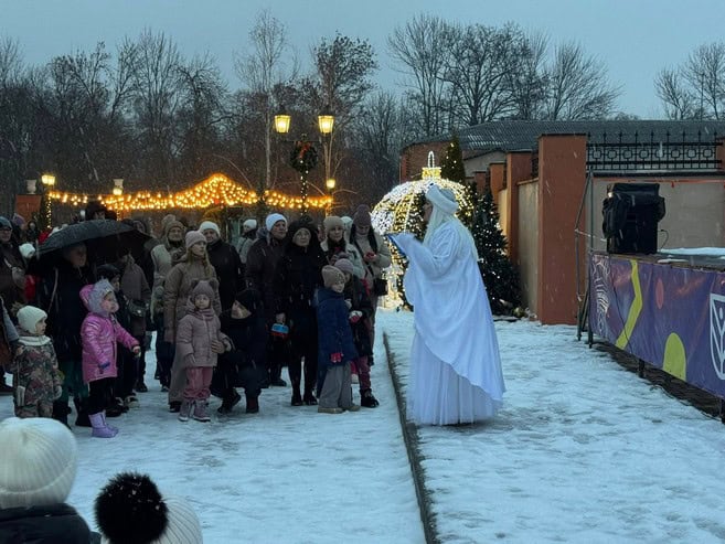 “Новорічний експрес бажань” в Олександрії: конкурси, танці та зустріч з казковими персонажами