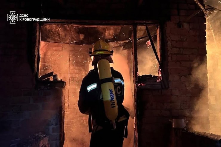 На пожежі в Олександрійському районі загинула людина