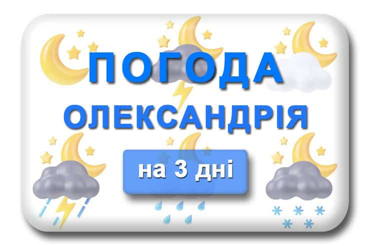 Погода в Олександрії на 3 дні
