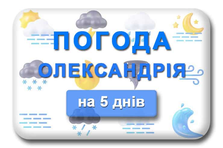 Погода в Олександрії на 5 днів