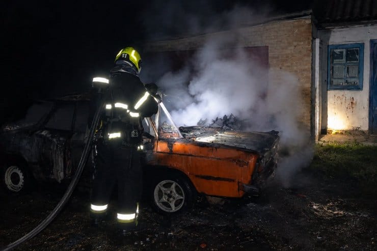 Пожежа в Олександрії: горів автомобіль