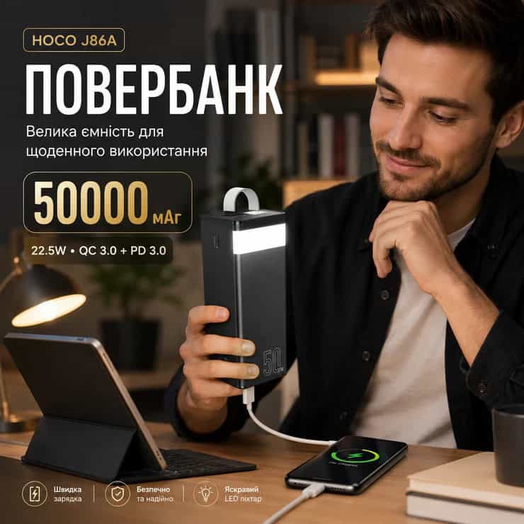 Повербанк 50000 мАг: коли потрібна така місткість
