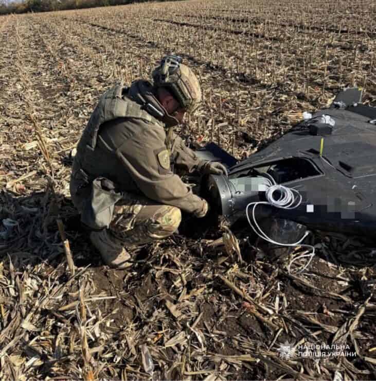 В Олександрійському районі виявили російський безпілотник, який не вибухнув
